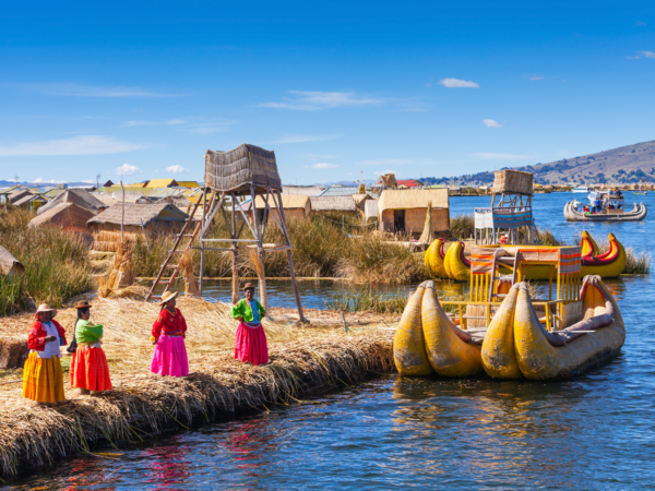 From Puno: Uros Floating Islands + Taquile Natural Island (Full Day) with Lunch