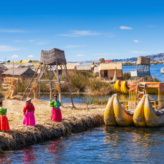 From Puno: Uros Floating Islands + Taquile Natural Island (Full Day) with Lunch